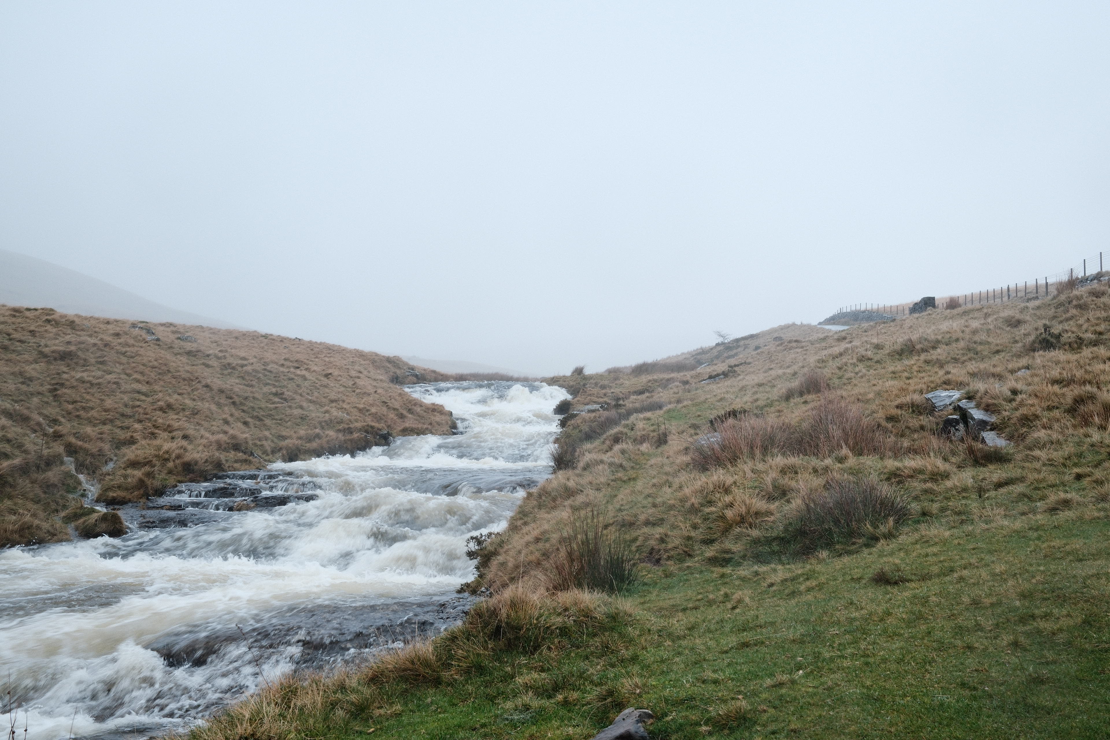 Mountain stream in full flow